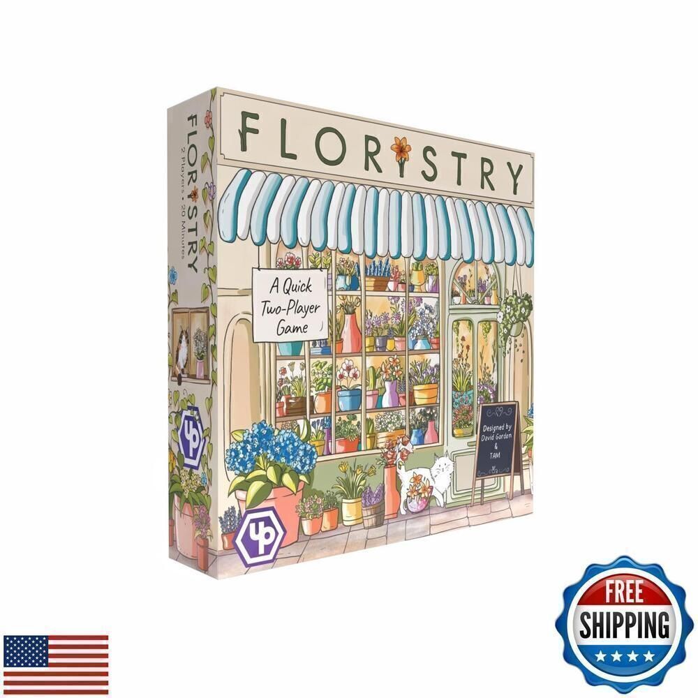 Floristry Board Game Competitive Flower Auction and Storefront Design